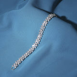 Four Petal Tennis Bracelet