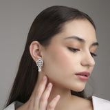 Marquise Pearled Studs