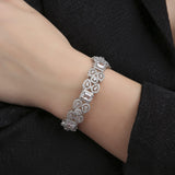 Crafted Kada with Metal Opening