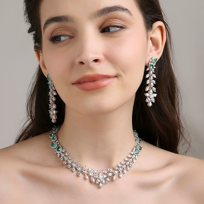 Floral Drop Petal Set - Mint
