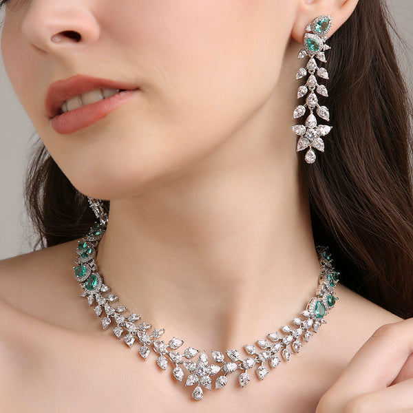 Floral Drop Petal Set - Mint