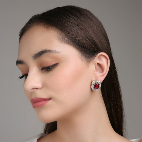Gold Curved Studs