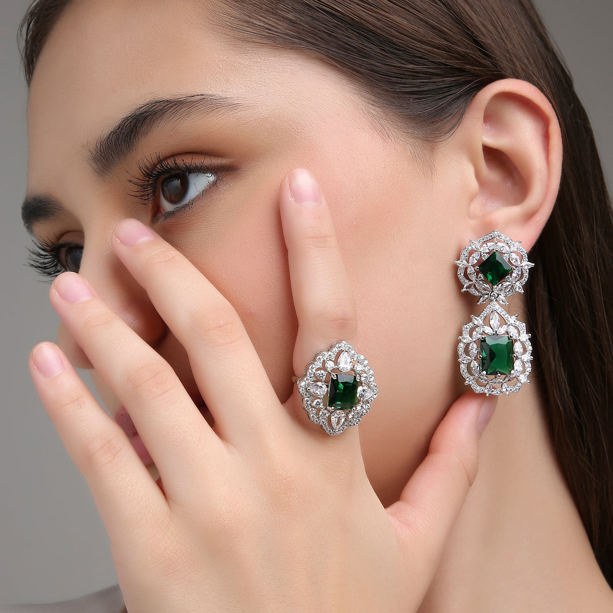 Crafted Emerald Ring