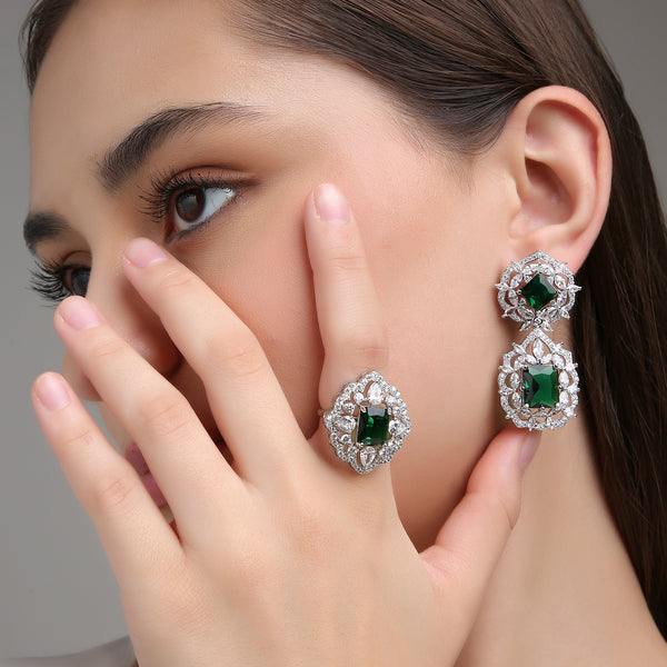 Crafted Emerald Ring